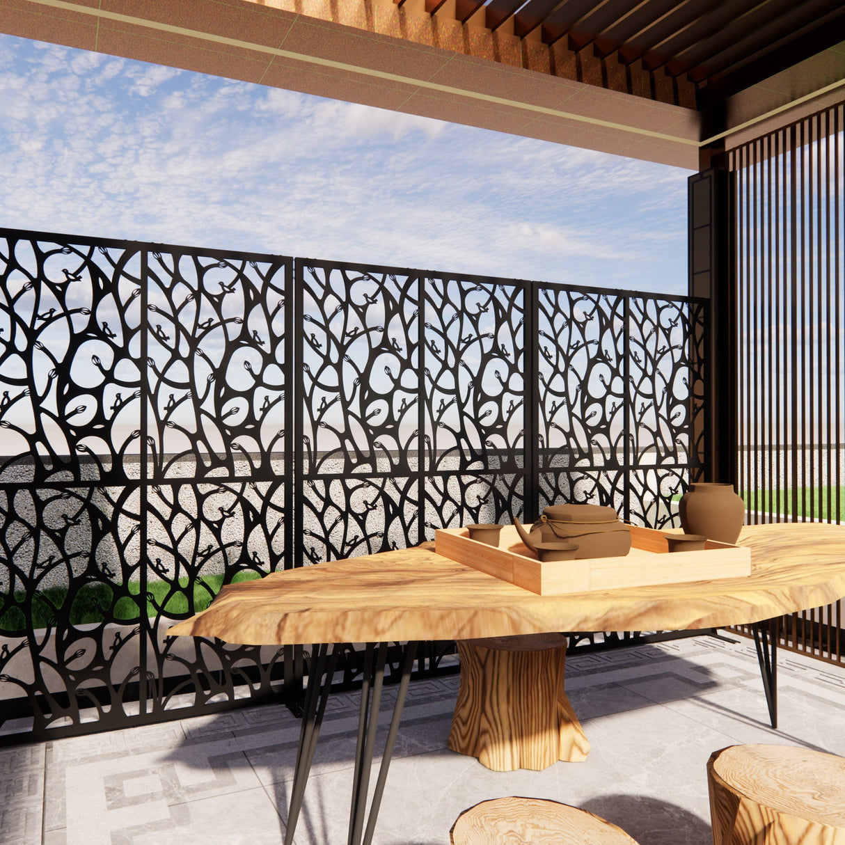 Metal Privacy Screens