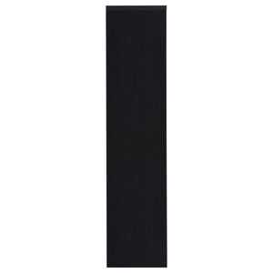Sloat - 3 Shelf Media Tower With Cabinet Storage - Black