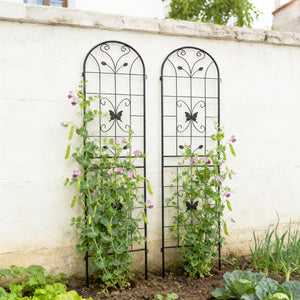 2 Pack Metal Garden Trellis 86.7" x 19.7"