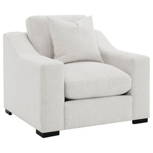 Ashlyn 3-piece Upholstered Track Arm Sofa Set Sand