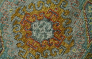 9x12 Hand Knotted Gray, Silver and Beige Oriental Traditional Wool Area Rug, Living Room and Bedroom Rug