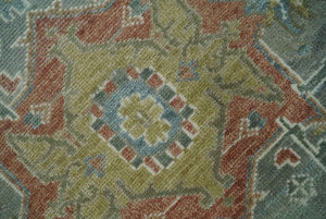 9x12 Silver, Gray and Ivory Hand Knotted Traditional Wool Area Rug