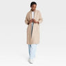 A New Day Women's Open Front Cardigan Shawl Collar Patch Pockets Heavyweight