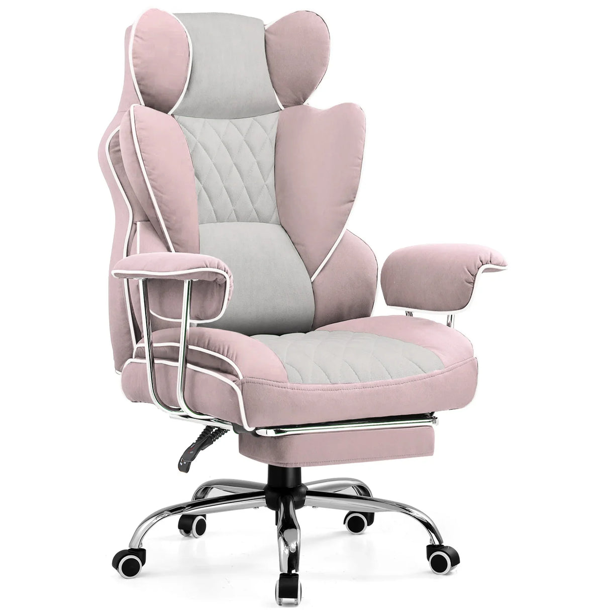 Big and Tall Gaming Chair Pocket Spring Lumbar Support Ergonomic Office Chair