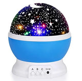 360° Rotating Galaxy Projector – LED Nebula Star Night Light for Kids Room