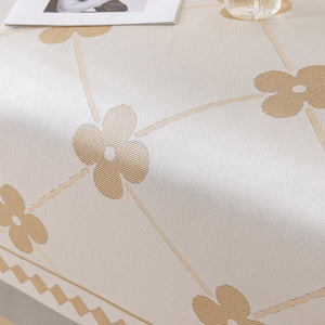 Cooling Four-Leaf Clover Hope Faith Love Luck Summer Comfy Ice Silk Furniture Throw Covers for Sofas