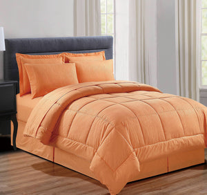 Faith, Hope, Love Home Decor Chateau Collection 8 Piece Bed In A Bag Down Alternative Comforter Set