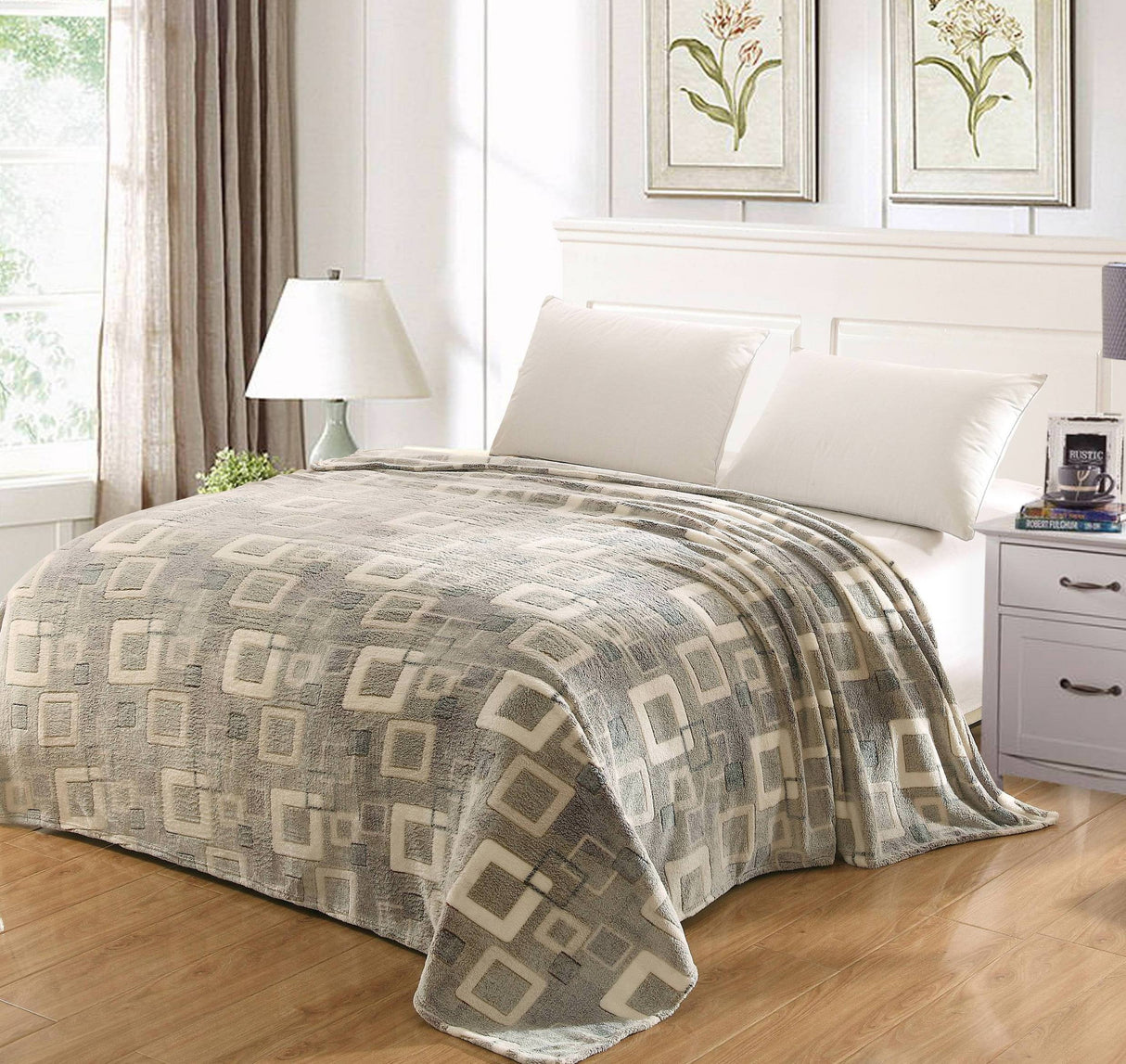 Faith, Hope, Love Home Decor Essentials Cameo Microplush Blanket