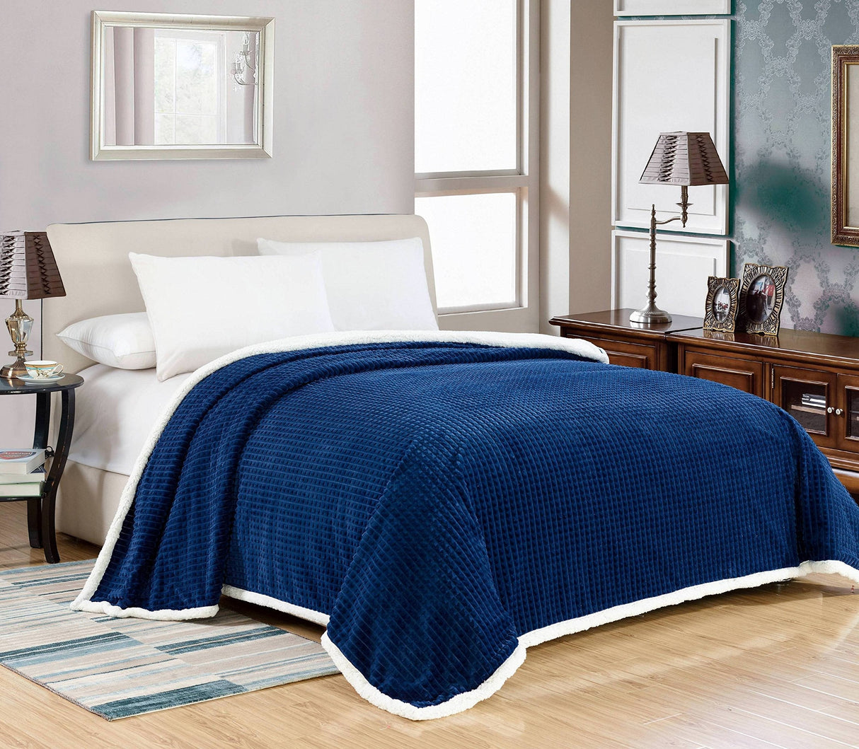 Faith, Hope, Love Home Decor Ultra Lush Reversible Sherpa Elite Blanket
