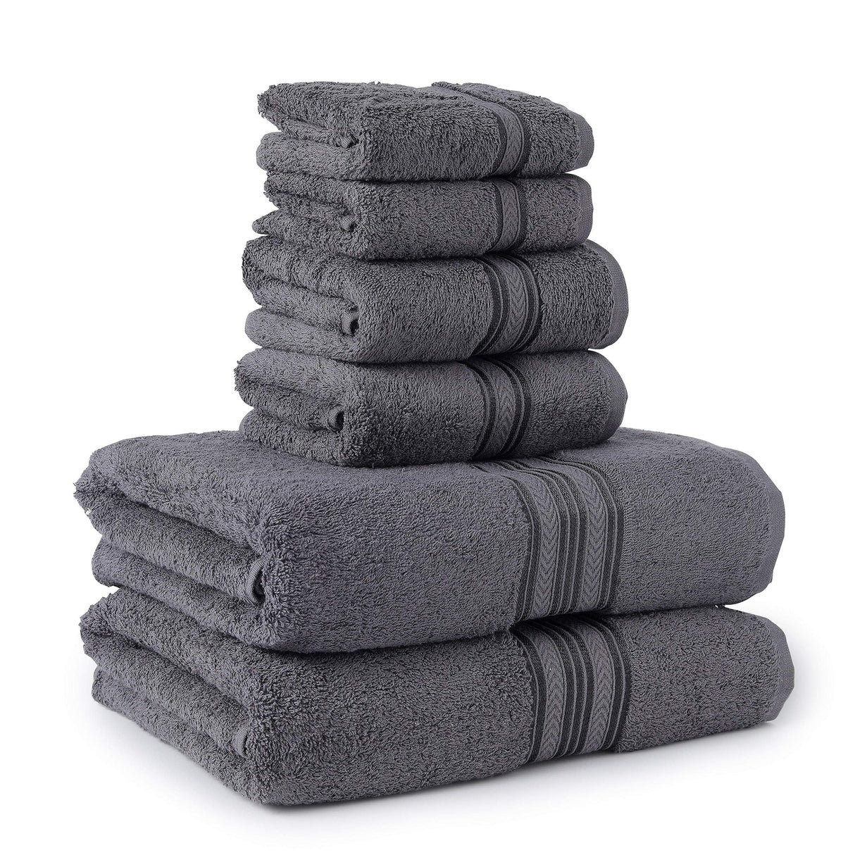 Faith, Hope, Love Home Decor Bathessentials 100% Cotton Extra Heavy 6 Piece Bath Towel Set