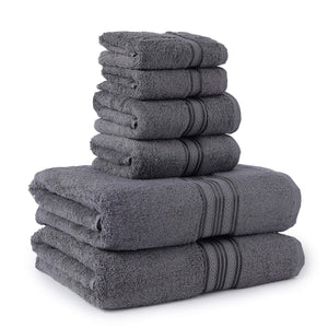 Faith, Hope, Love Home Decor Bathessentials 100% Cotton Extra Heavy 6 Piece Bath Towel Set