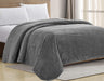 Decor&More HomeEssentials Extra Heavy and Plush Chevron Braided Microplush Jacquard Blanket