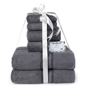 Faith, Hope, Love Home Decor Bathessentials 100% Cotton Extra Heavy 6 Piece Bath Towel Set