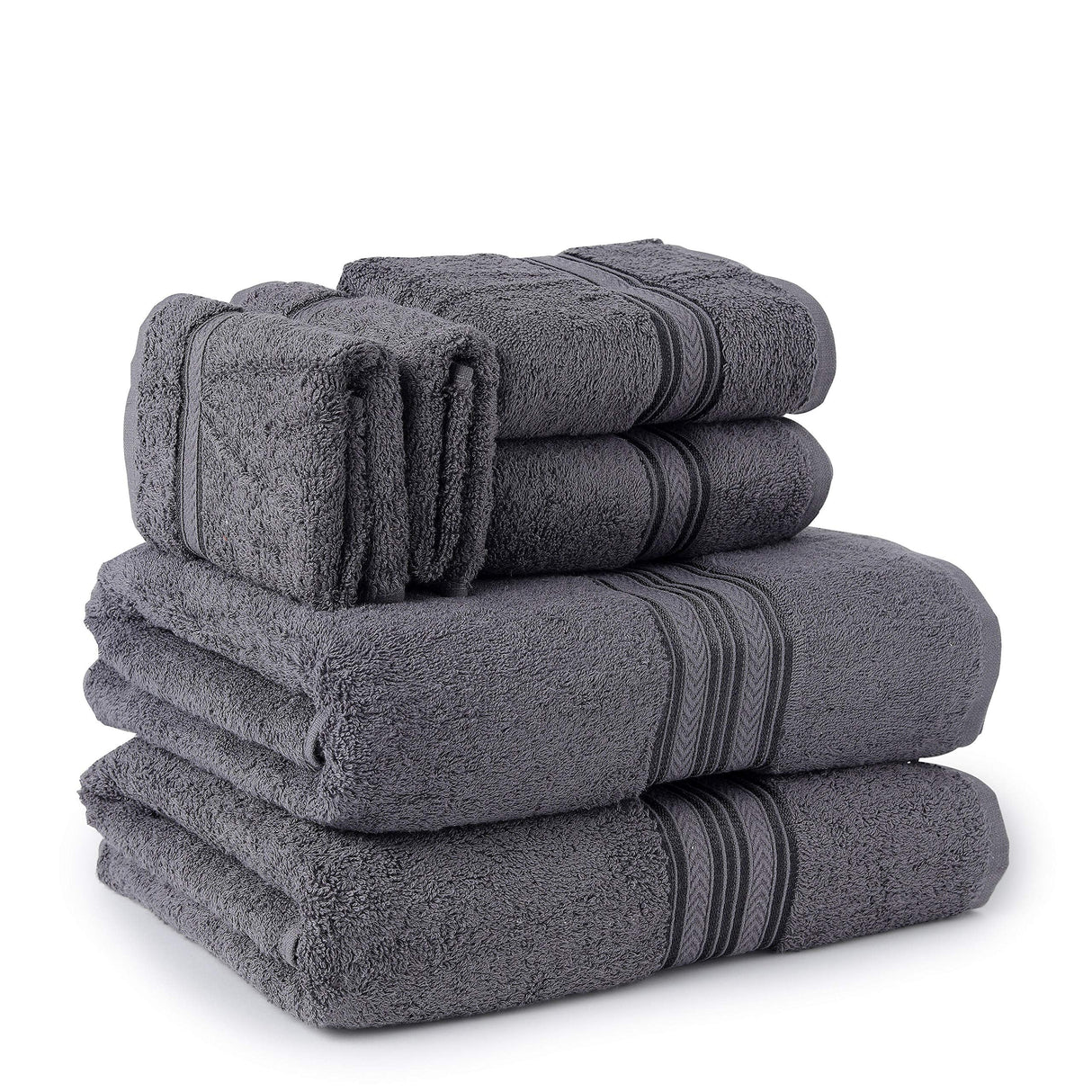 Faith, Hope, Love Home Decor Bathessentials 100% Cotton Extra Heavy 6 Piece Bath Towel Set