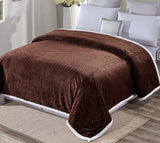 Home essentials braided sherpa blanket