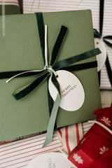 Snowflake Wrapping Kit with 3 Rolls Paper, 3 Ribbons & 25 Tags