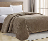 Noble house extra heavy and plush chevron braided blanket