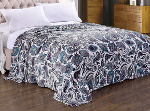Decor&More Home Essentials Jessica Printed Microplush Blanket