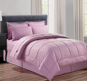 Faith, Hope, Love Home Decor Chateau Collection 8 Piece Bed In A Bag Down Alternative Comforter Set