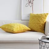 Throw pillow SUPER SOFT 3D FLORAL PATTERN Fur  Pack of 1 throw pillow WITH 450g insert 18"x18"