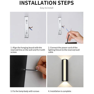Outdoor LED Wall Light – 10W IP66 Waterproof Lamp for Home Exterior & Garden Decor