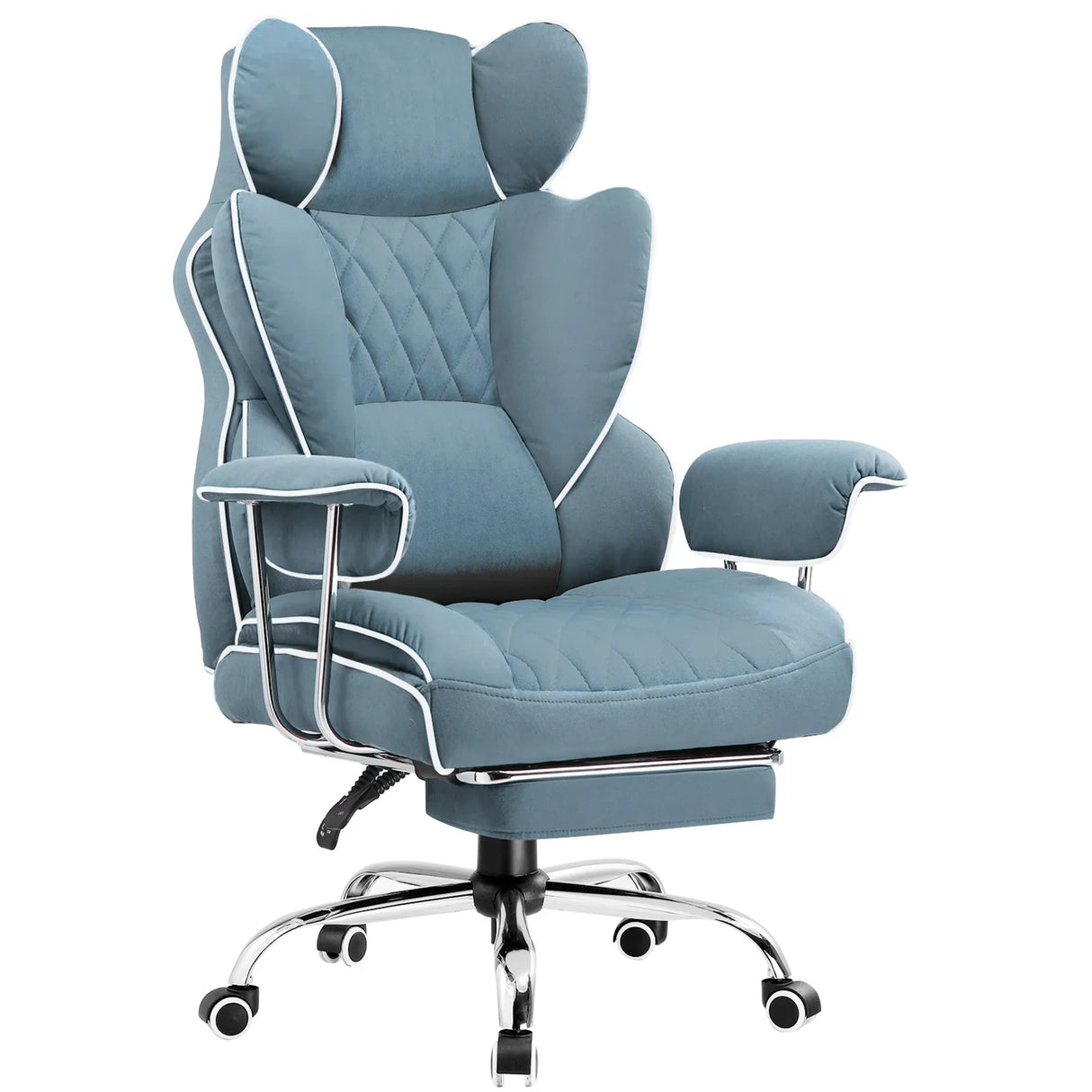 Big and Tall Gaming Chair Pocket Spring Lumbar Support Ergonomic Office Chair