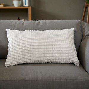2pcs polyester-blend throw pillows 12x20 inch for lumbar support  2 covers and 2 Inserts, blue, 12X20 – Fancy & Stacy