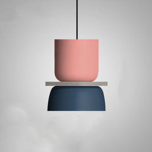 Nordic Dual-Tone Dome Pendant Light LED Zinc Alloy 1-Light Indoor