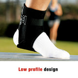 ACE Brand Ankle Support with Side Stabilizers, Adjustable, Black, 1 Brace