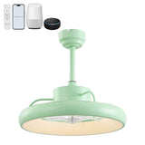 Loren 20" Modern 6-Speed Metal Dimmable Smart LED Ceiling Fan w/ App & Remote