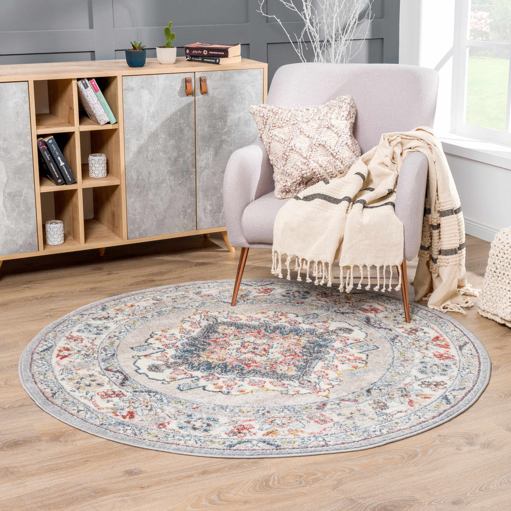 Haymond Area Rug Medium Pile Polypropylene Traditional Rug