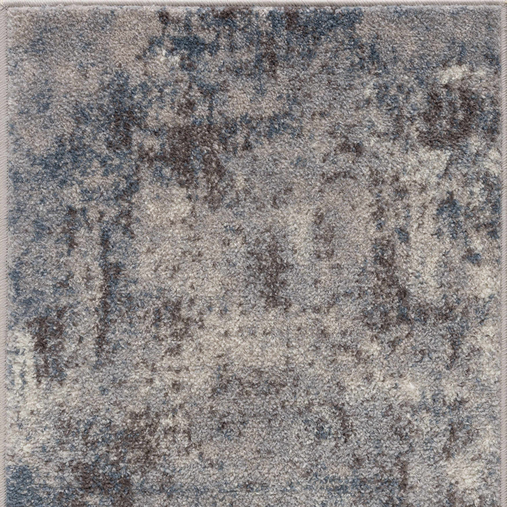 Netherfield Abstract Gray Rug