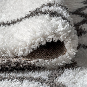 Marrakesh Shag Trellis Runner Rug