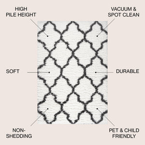 Marrakesh Shag Trellis Area Rug
