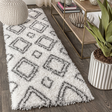 Beni-Moroccan-Style-Diamond-Shag-Runner-Rug-Runner-Rugs