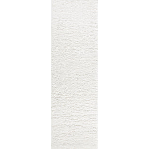 Aydin Solid Plush Shag Runner Rug