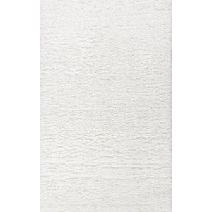 Aydin Solid Plush Shag Area Rug