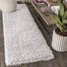 Aydin Solid Plush Shag Runner Rug