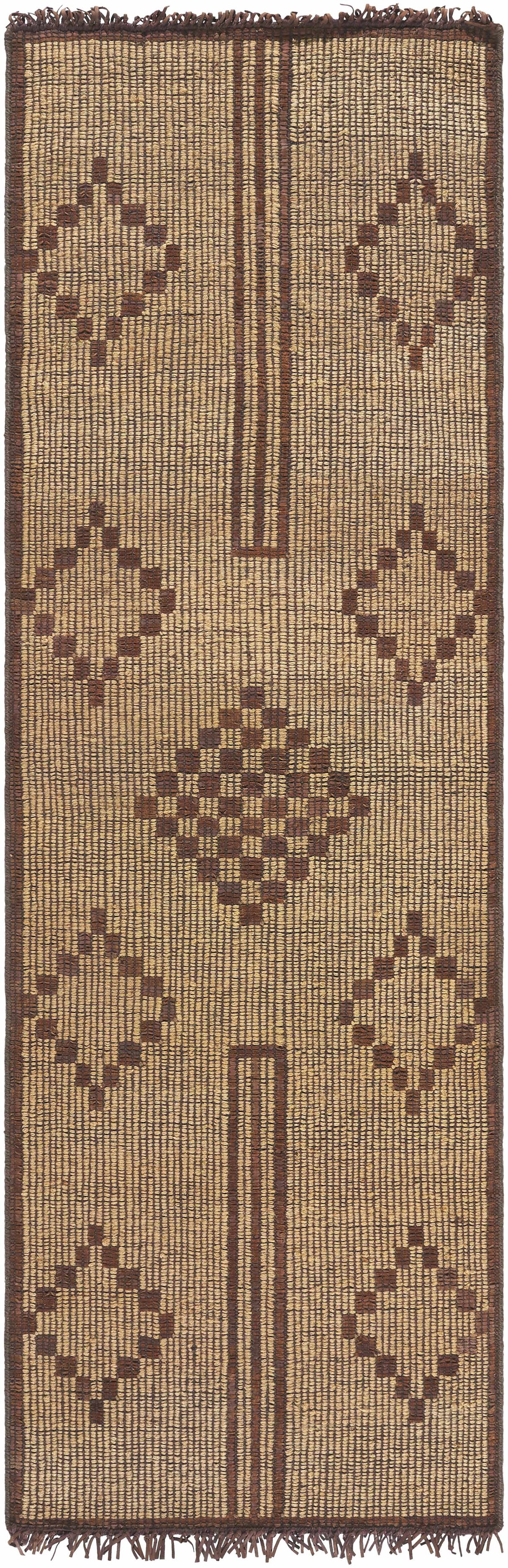 Almis Jute & Leather Rug - Clearance