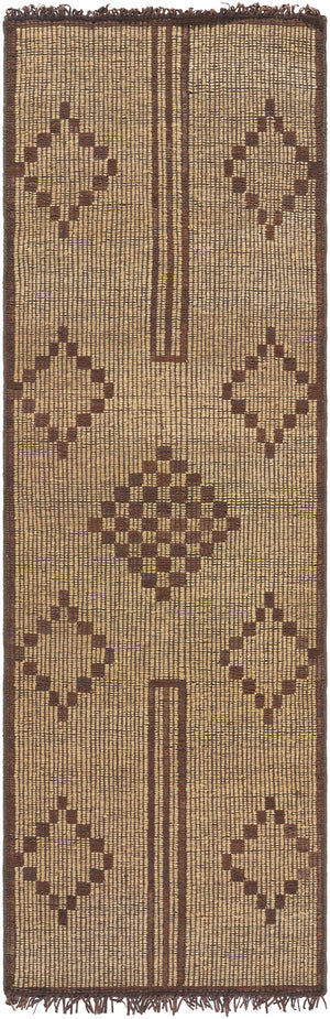 Almis Jute & Leather Rug - Clearance