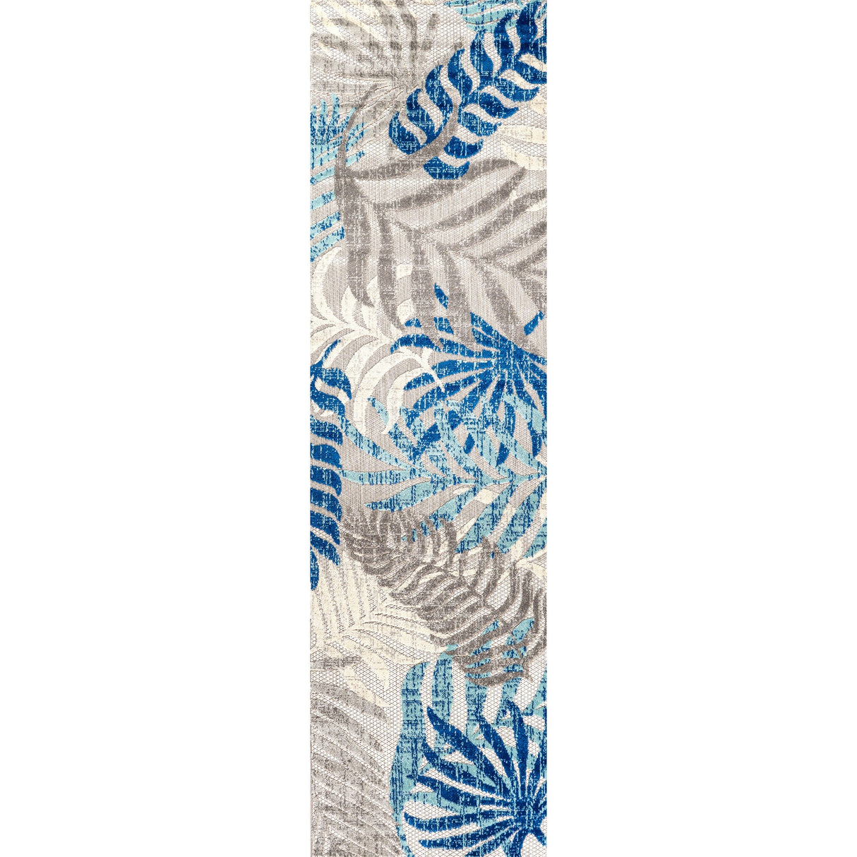 Tropics Palm Leaves Indoor/Outdoor Runner Rug