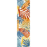 Tropics Palm Leaves Indoor/Outdoor Runner Rug