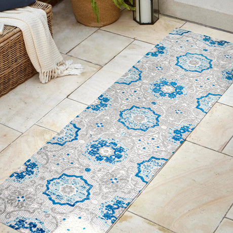 Mediterranean-Medallion-Indoor/Outdoor-Runner-Rug-Runner-Rugs