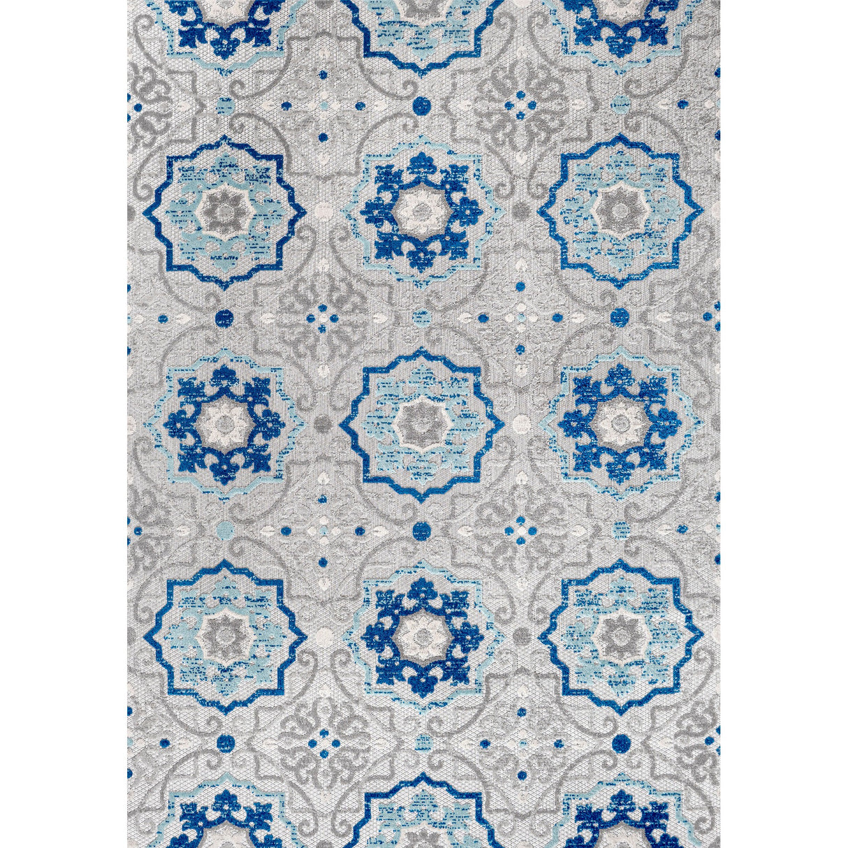 Mediterranean Medallion Indoor/Outdoor Area Rug