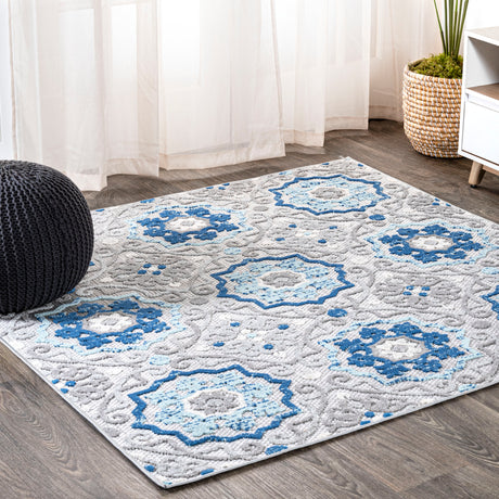 Mediterranean-Medallion-Square-Indoor/Outdoor-Area-Rug-Area-Rugs