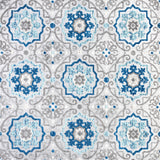 Mediterranean Medallion Square Indoor/Outdoor Area Rug