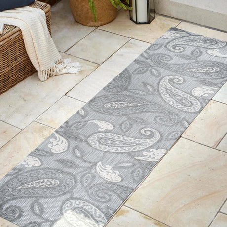 Julien Paisley High-Low Indoor/Outdoor Runner Rug