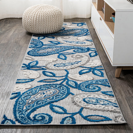 Julien Paisley High-Low Indoor/Outdoor Runner Rug
