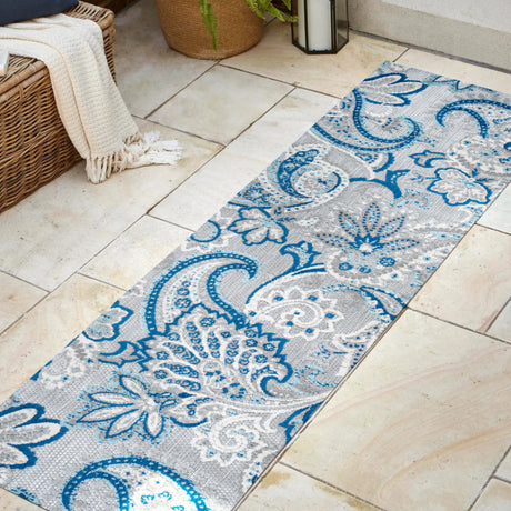 Gordes-Paisley-High-Low-Indoor/Outdoor-Runner-Rug-Runner-Rugs