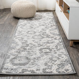 Lucena Modern Medallion High-Low Indoor/Outdoor Runner Rug